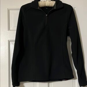 Black Quarter-Zip Pullover